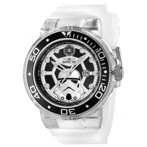 Invicta Star Wars Stormtrooper Men`s 52mm Anatomic Limited Ed Quartz Watch 39707