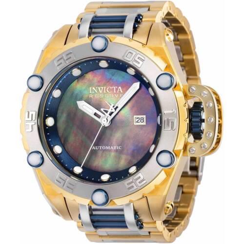Invicta Men`s Watch Flying Fox Automatic Blue and Green Mop Dial Bracelet 37041