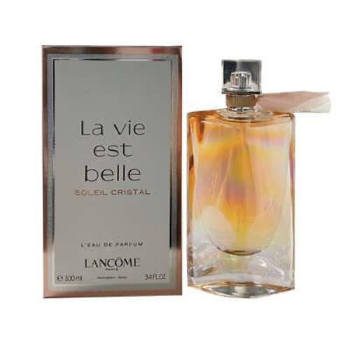 La Vie Est Belle Soleil Cristal by Lancome Perfume L`edp 3.3 / 3.4 oz