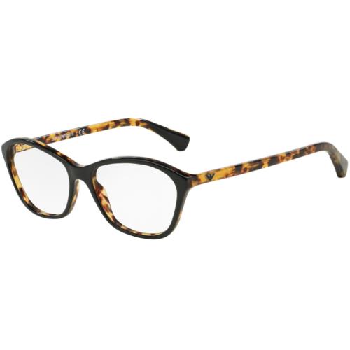 Emporio Armani 3040 - 5264 Eyeglasses Top Black on Havana 55mm