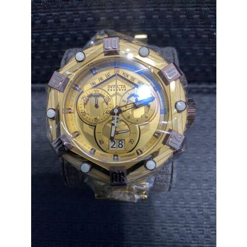 Invicta 53mm Reserve Huracan Gold Label Quartz Chronograph Watch Model 36634