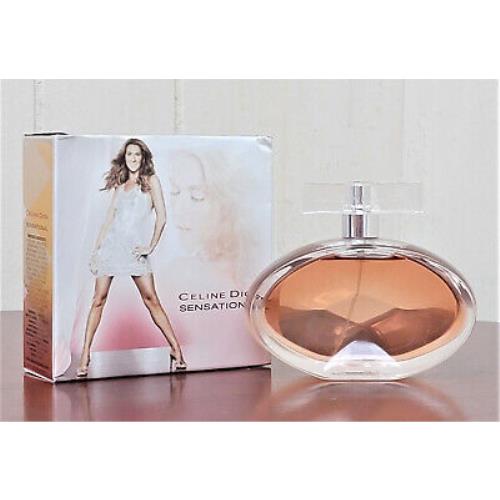 Sensational by Celine Dion 3.4 oz / 100 ml Edt Spy Perfume For Women Femme Rare
