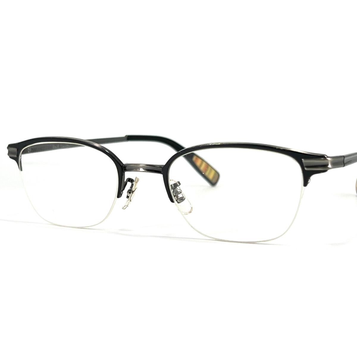 Paul Smith PS1007 Men`s Semi Rimless Eyeglass Frame A Dark Grey on Silver 47-20