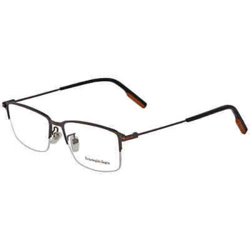 Ermenegildo Zegna Clear Demo Rectangular Men`s Eyeglasses EZ5155-D 012 55