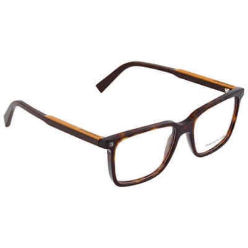 Ermenegildo Zegna Men`s Tortoise Square Eyeglass Frames EZ5145 052 54