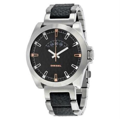 Diesel DZ1721 Arges 46MM Men`s Two-tone Leather Watch