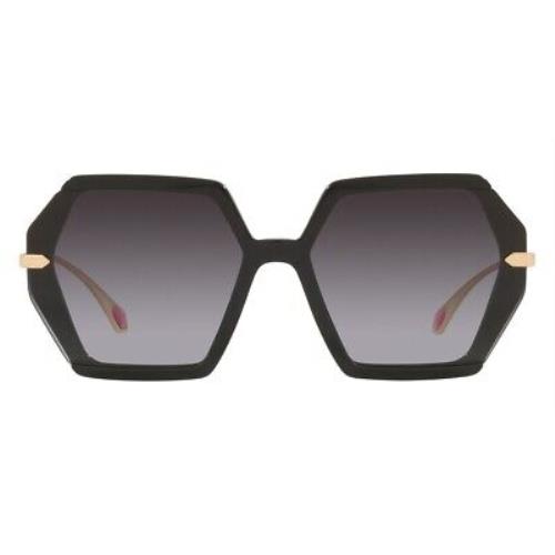 Bvlgari 0BV8240 Sunglasses Women Geometric Black 62mm