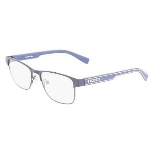 Lacoste L3111-424-49 Matte Blue Eyeglasses