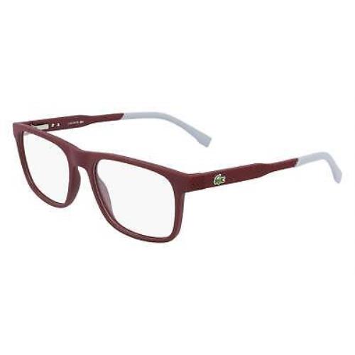 Lacoste L2875-604-55 Burgundy Matte Eyeglasses