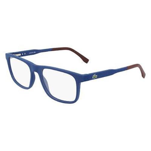 Lacoste L2875-424-55 Blue Matte Eyeglasses