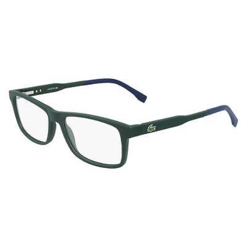 Lacoste L2876-315-55 Green Matte Eyeglasses