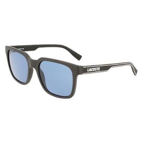 Lacoste L967S-010-54.9 Matte Charcoal Black Sunglasses