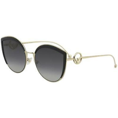 58mm cat eye sunglasses fendi