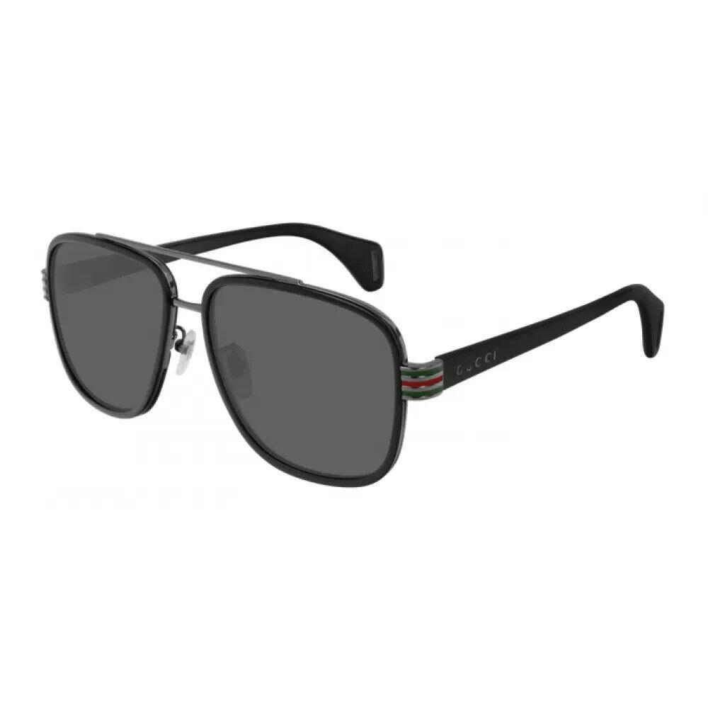 Gucci Gg0448s 001 Black Grey Lens Men`s Sunglasses 58mm 889652275574 Gucci Sunglasses 