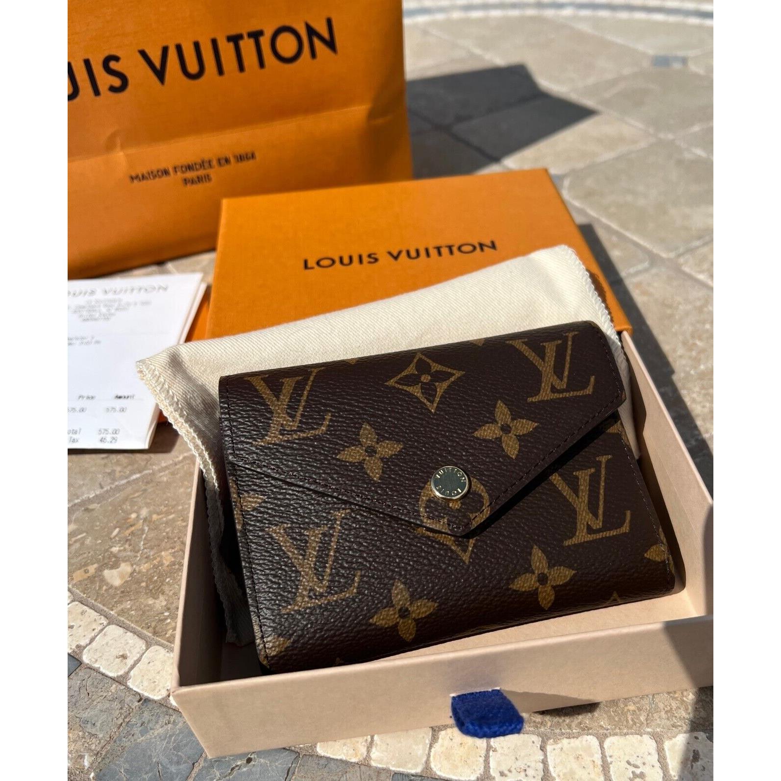 with Gift Box and Receipt Louis Vuitton Victorine Wallet