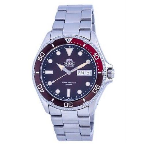 Orient Sports Mako Diver`s Stainless Steel Automatic 200m Men`s Watch