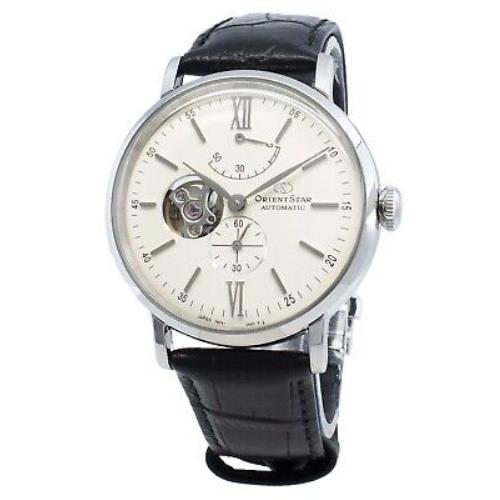 Orient Star Classic Re-av0002s00b Semi Skelton Automatic Men`s Watch