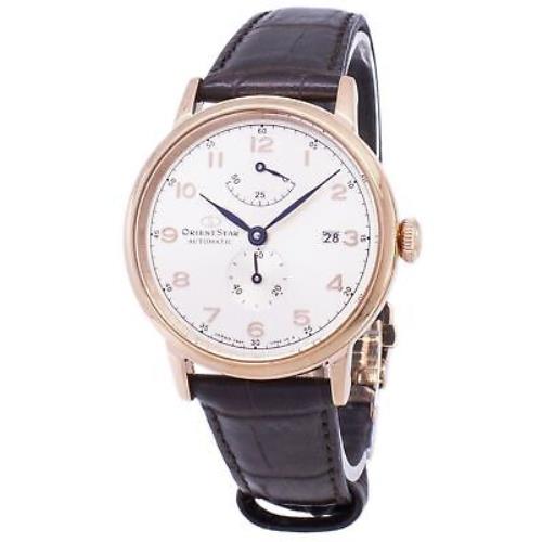 Orient Star Power Reserve Automatic Japan Made Re-aw0003s00b Men`s Watch