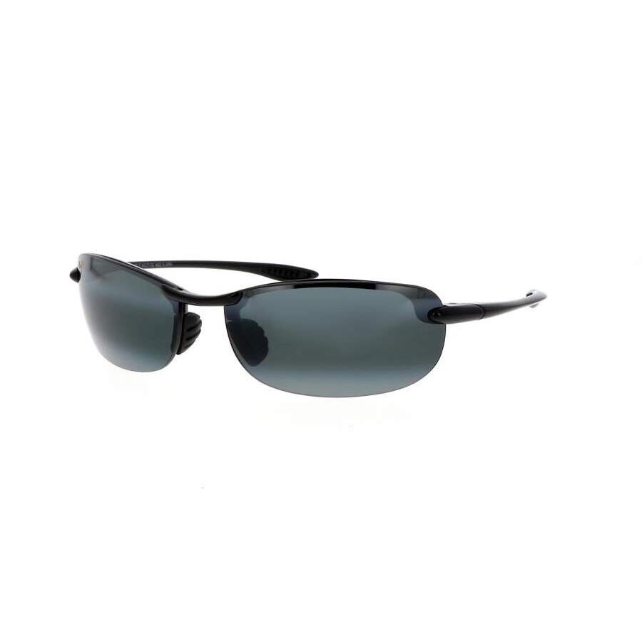 Maui Jim Makaha 405-02 Gloss Black Frame/neutral Grey Polarized Sunglasses