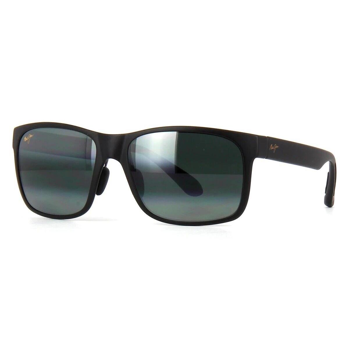 Maui Jim Red Sands 432-2M Black Frame / Grey Polarized Sunglasses
