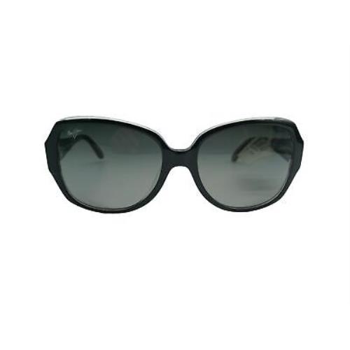 Women`s Maui Jim Kalena GS299-02K Black Frame/grey Polarized Sunglasses