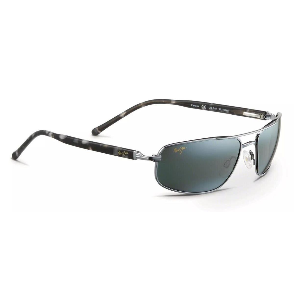 Maui Jim Kahuna 162-02 Gunmetal Frame/neutral Grey Polarized Sunglasses