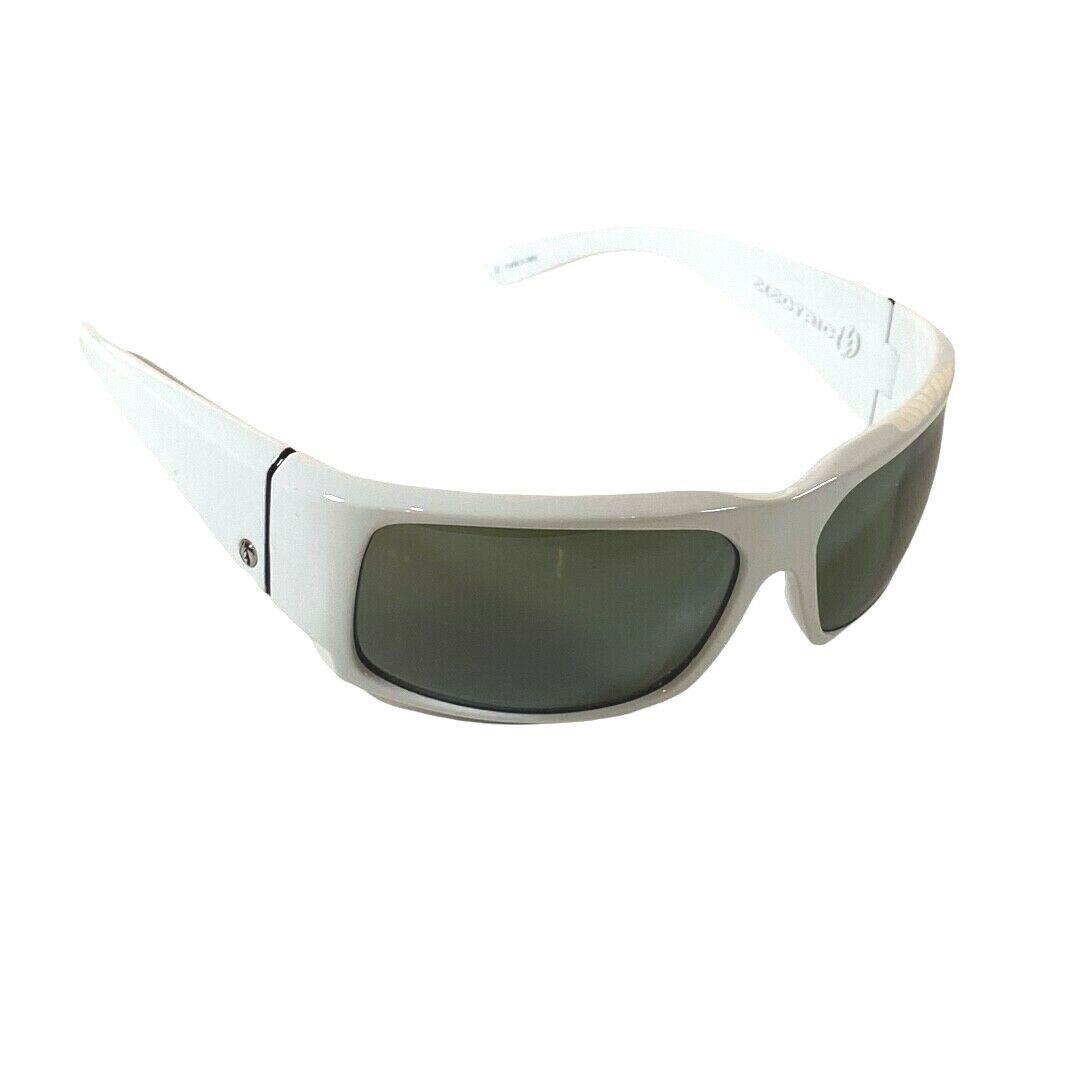 Electric Visual Hoy Sunglasses Gloss White Frame with Gray Lenses Cool Look