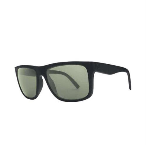 Electric Swingarm XL Sunglasses Matte Black Ohm Grey Square