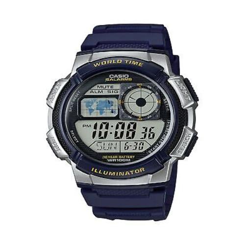 Casio : AE1000W-2AV) Men`s `10-Year Battery` Quartz Resin Watch Model: AE1000W-2AV