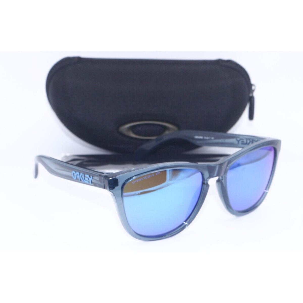 Oakley Oo9013 F655 Frogskins Prizm Polarized Blue Sunglasses 55 17 Oakley Sunglasses