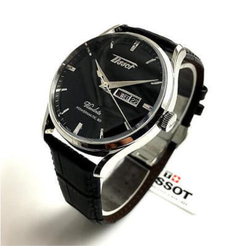Men`s Tissot 1853 Heritage Visodate Powermatic 80 Automatic Watch T1184301605100