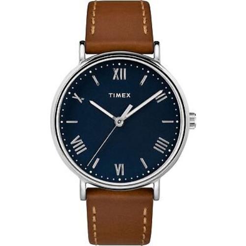 Timex TW2R63900 Men`s Southview 41mm Tan Leather Strap Watch