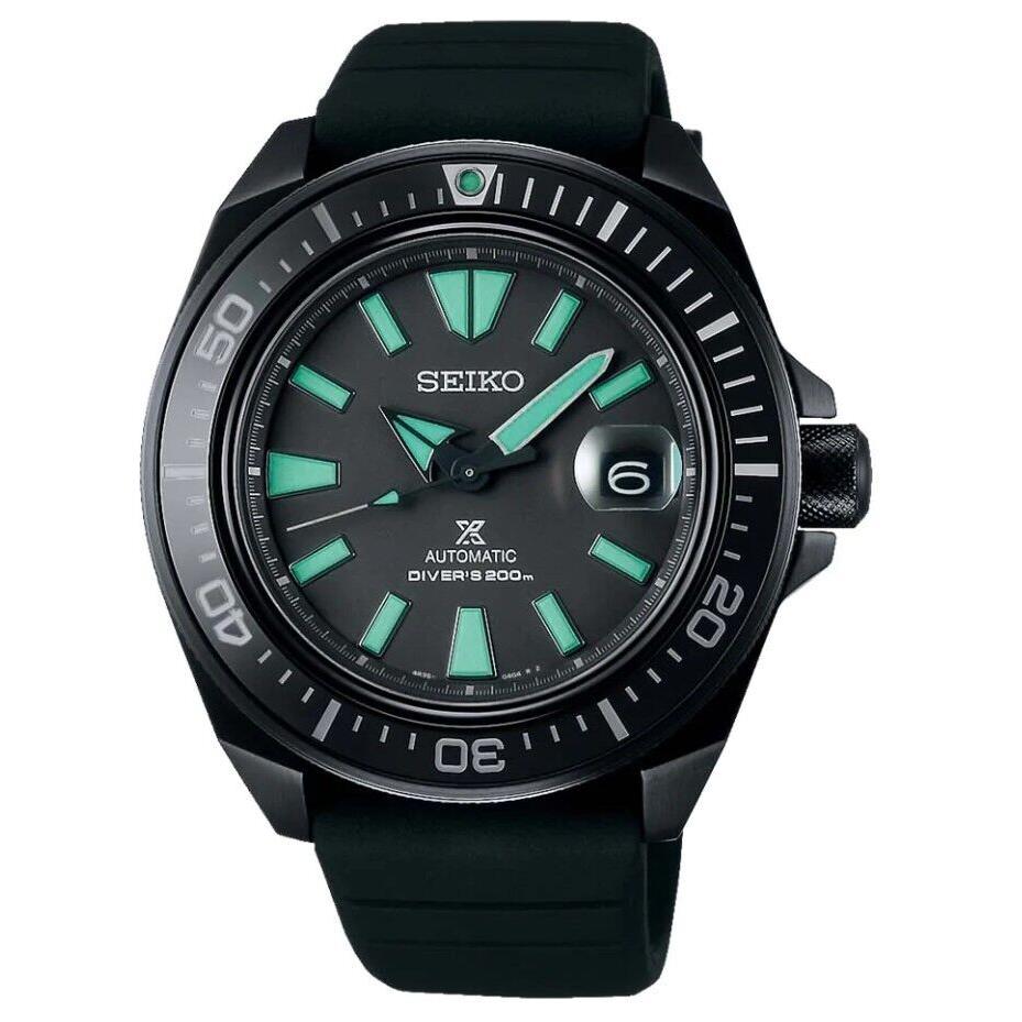 Seiko Prospex Black Series Limited Edition Black/green Dial Men`s Watch SRPH97