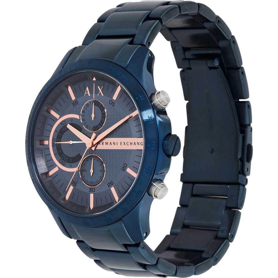 Armani Exchange Multifunction Blue-tone Stainless Steel Watch AX2430