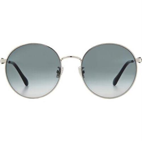 Jimmy Chookat/g/sk 0010/9O Round Sunglasses Palladium Blue Gray