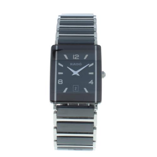 Rado Integral Ceramic Two-tone Black Dial Quartz 24mm Unisex Watch R20486152