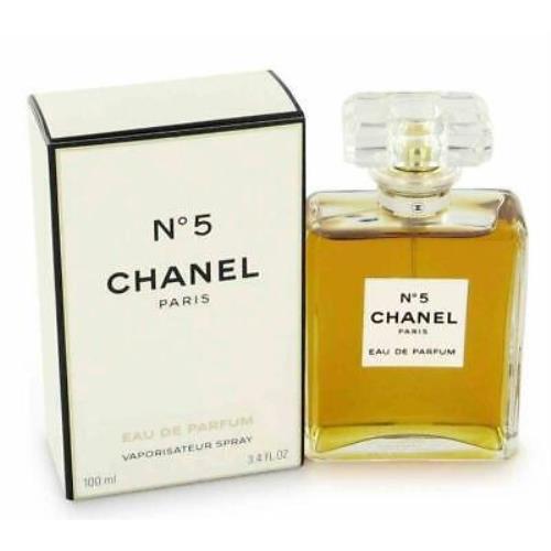 Chanel No.5 3.4oz / 100ml Women`s Perfume Spray Eau de Parfum