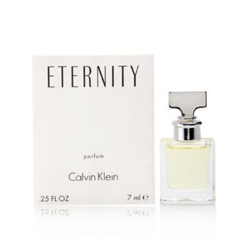 Eternity by Calvin Klein For Women 0.25 oz Parfum Classic Flacon