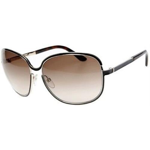 Tom Ford Delphine Sunglasses Shiny Rose Gold Brown Gradient FT117 28F 60-15 130