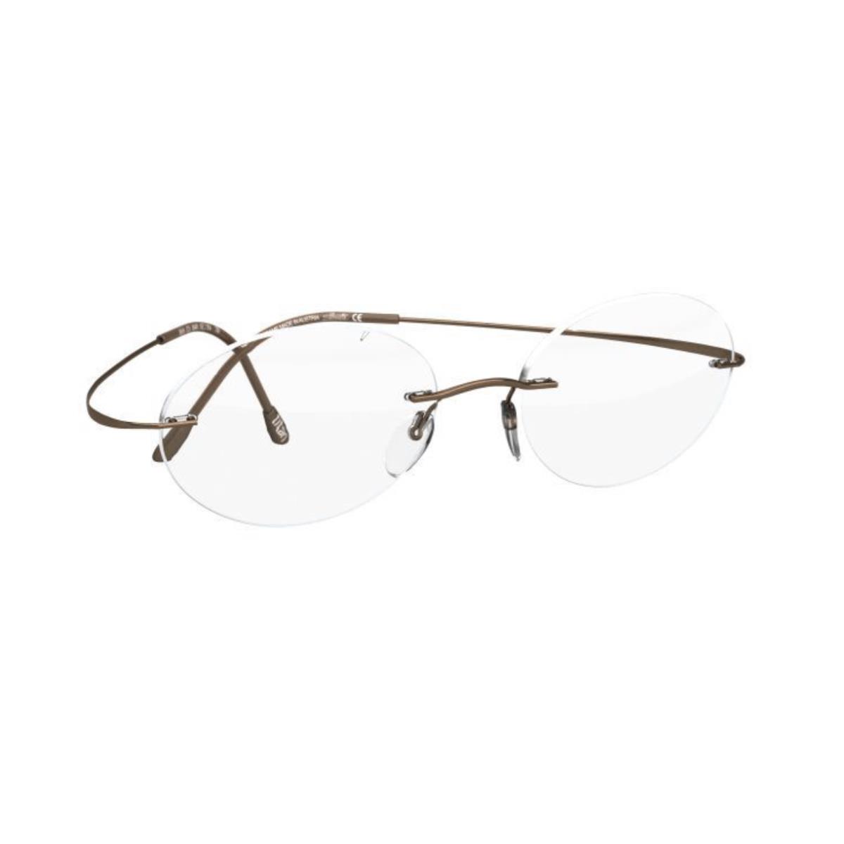 Silhouette Rimless Eyeglasses Titan Minimal Art The Must Collection Frames PINECONE - 6040, SIZE: 51-19 150, SHAPE - CO
