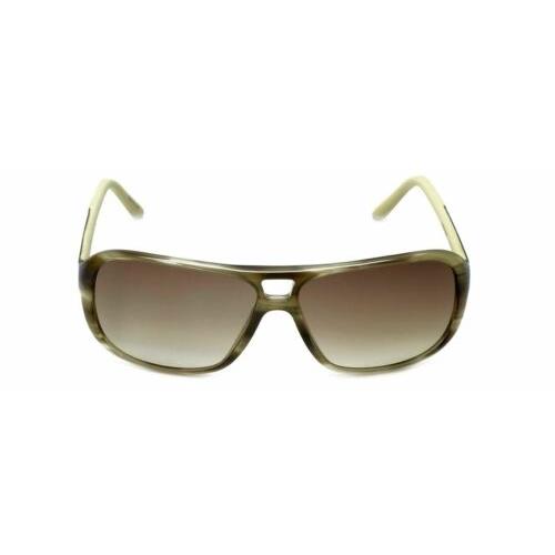 Porsche Designer Sunglasses P8557-B in Olive-striped with Brown-gradient Lens