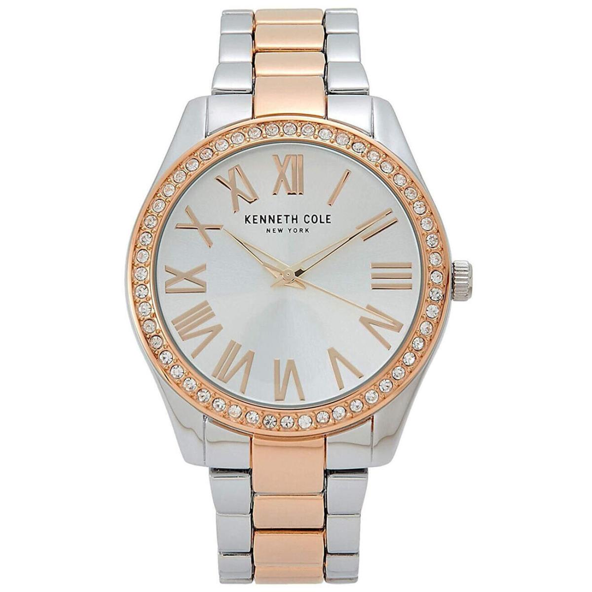 Swatch Kenneth Cole KC50664007 York Silver Dial Two Tone Stainless Women`s Watch