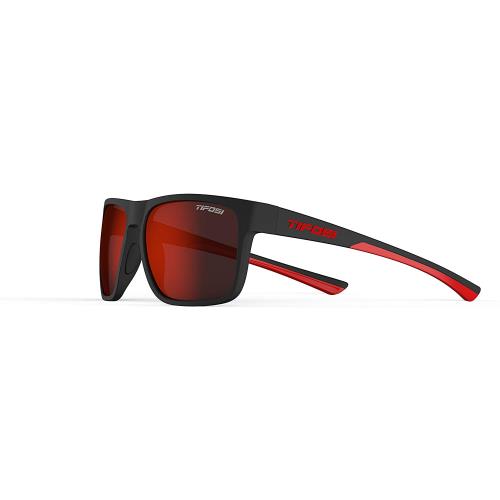 Tifosi Optics Swick Sunglasses Satin Black-crimson