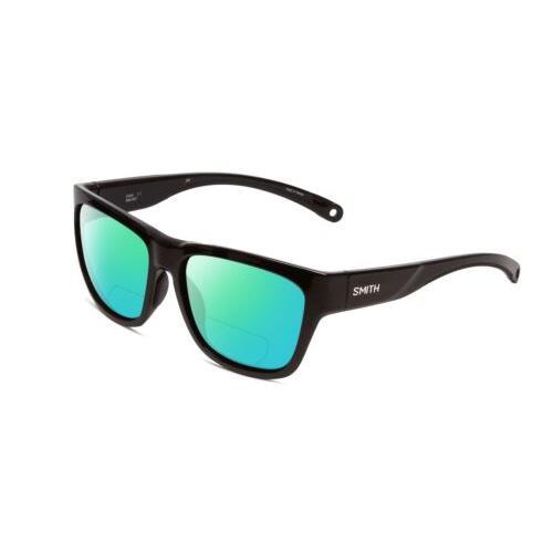 Smith Optic Joya Women Square Polarized Bi-focal Sunglasses Black 56mm 41 Option Green Mirror