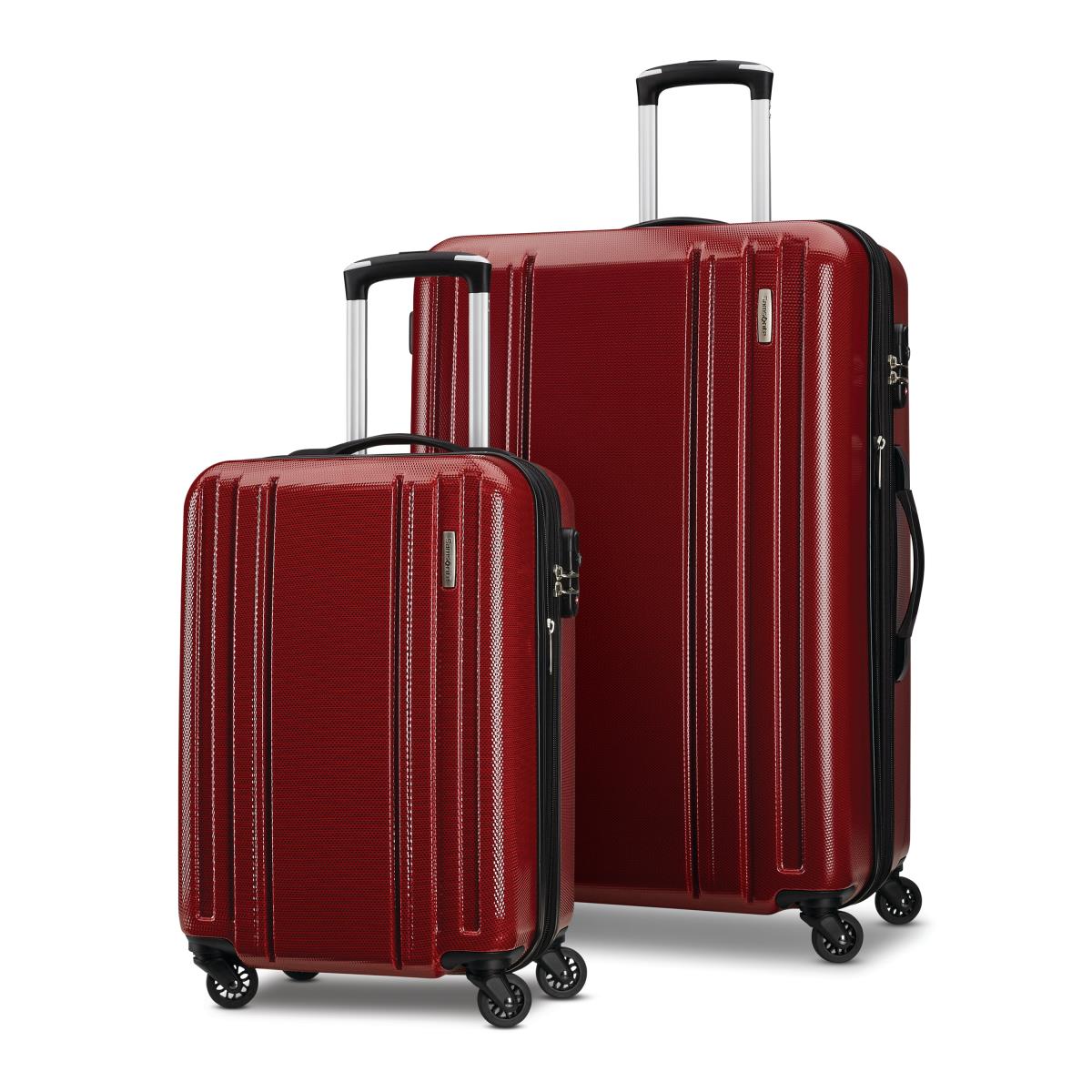 Samsonite Carbon 2 2 Piece Co/lg Set - Luggage RED