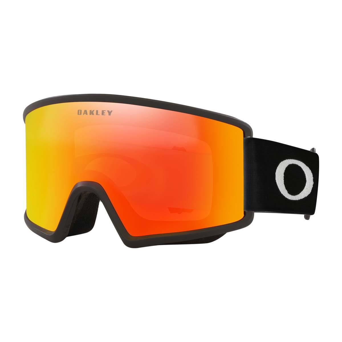Oakley Target Line L Goggles 2023 Black w Fire & Persimmon