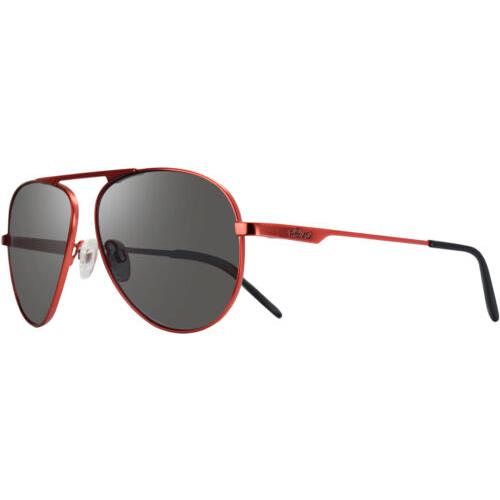 Revo Metro Polarized Men`s Stainless Steel Aviator Sunglasses - RE1163 - Japan Firecracker Red/Graphite (06GY)