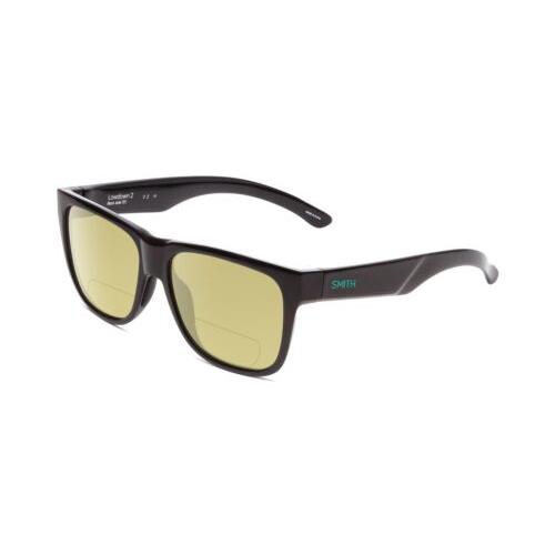 Smith Optic Lowdown 2 Unisex Polarized Bifocal Sunglasses Black Jade Green 55mm Yellow