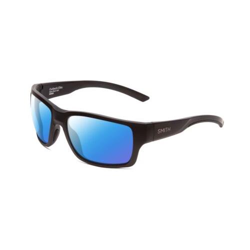 Smith Optic Outback Elite Unisex Polarized Sunglasses Matte Black 59mm 4 Options Blue Mirror Polar