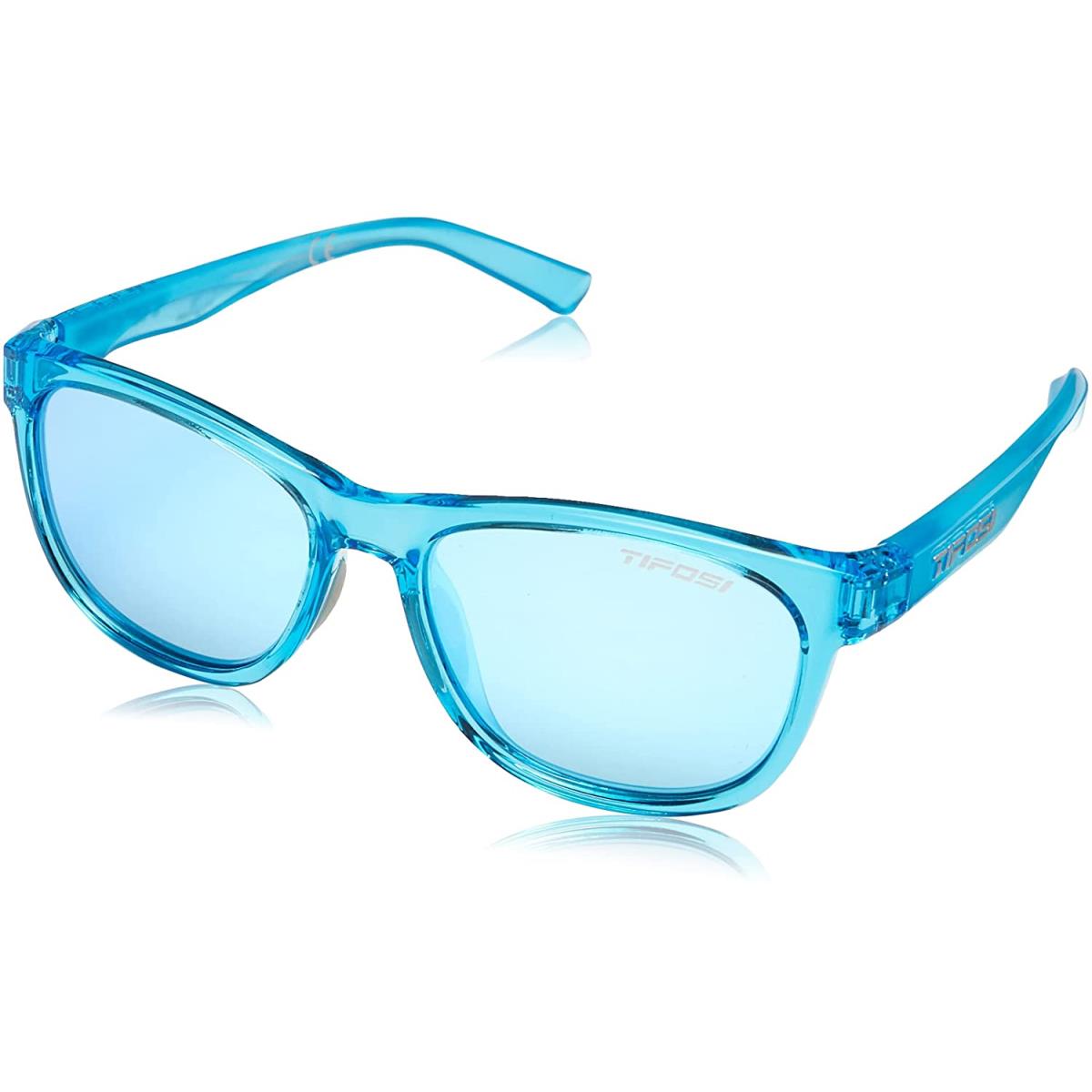 Tifosi Swank/swank SL Sunglasses Crystal Sky Blue/Smoke Bright Blue